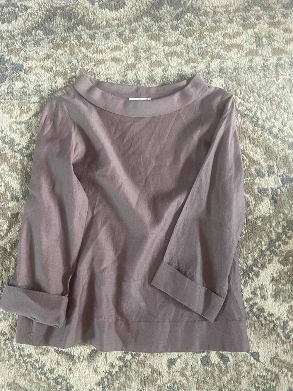 Women’s COS open collar top . Size 6 - Picture 4 of 6